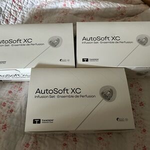3 boxes of Tandem AutoSoft XC infusion sets